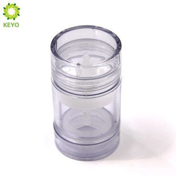 50g empty cosmetic packaging plastic clear deodorant stick container